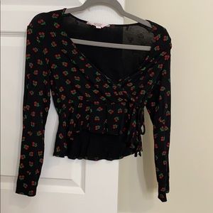 Cherry Crop Top